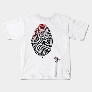 Musical Fingerprint Kids T-Shirt